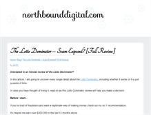 Tablet Screenshot of northbounddigital.com